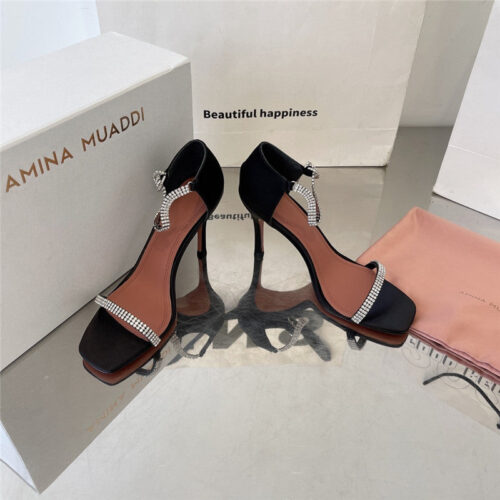 High Quality Luxury Amina Muaddi Giorgia Heels – Style 52355 product detail