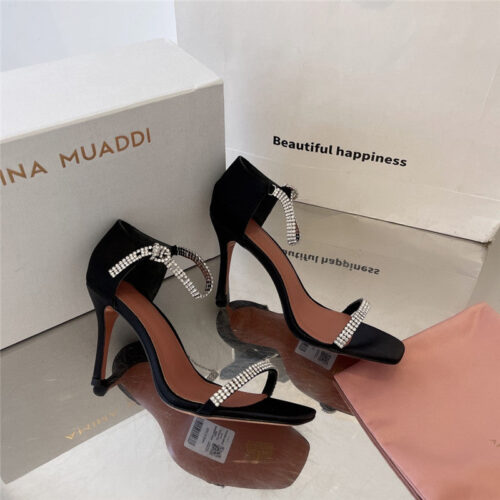 High Quality Luxury Amina Muaddi Giorgia Heels – Style 52355 alternate view