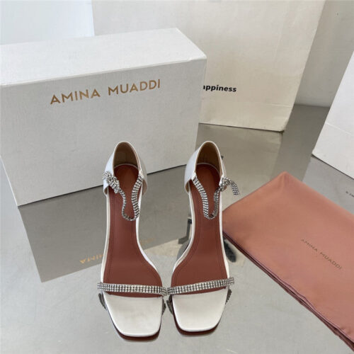 High Quality Luxury Amina Muaddi Giorgia Heels alternate view