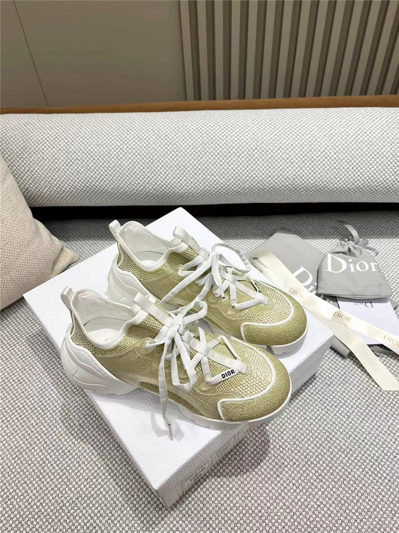 High Quality Luxury Dior D Connect Sneakers Women