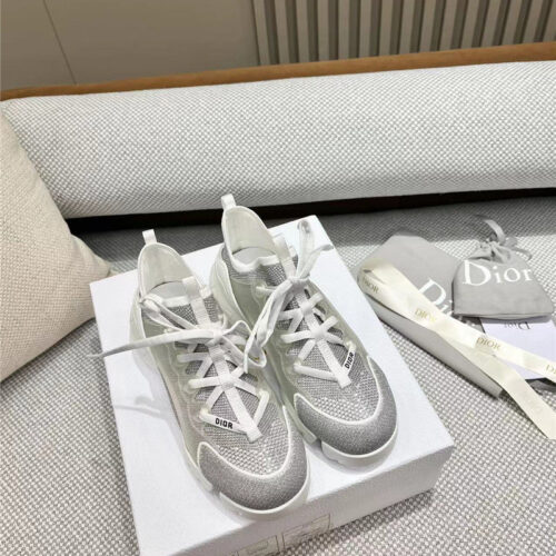 High Quality Luxury Dior D Connect Sneakers Women – Style 10982 alternate view