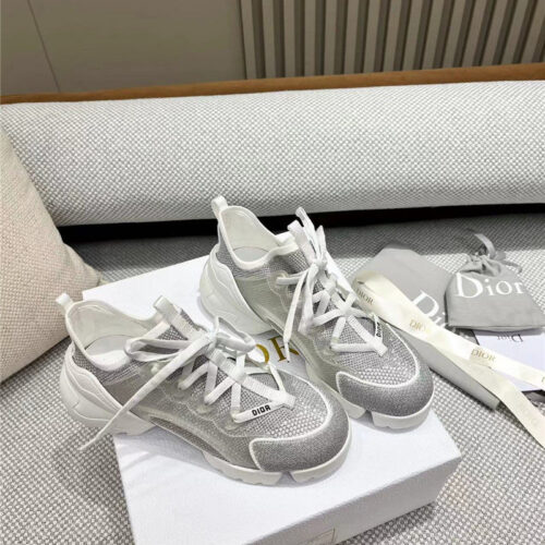High Quality Luxury Dior D Connect Sneakers Women – Style 10982