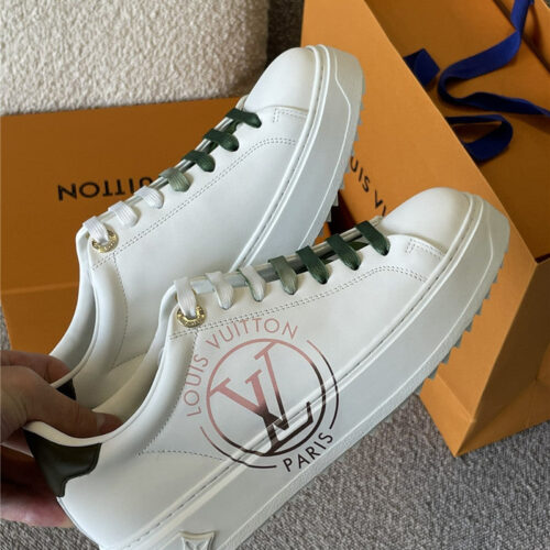 High Quality Luxury Louis Vuitton Time Out Sneakers White product detail