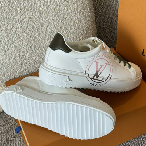 High Quality Luxury Louis Vuitton Time Out Sneakers White product detail