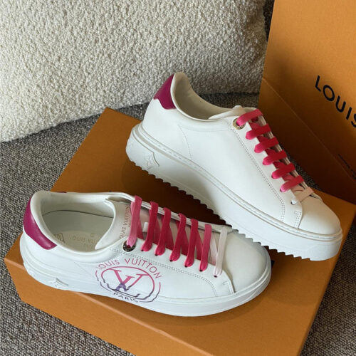 High Quality Luxury Louis Vuitton Time Out Sneakers White – Style 50915 product detail