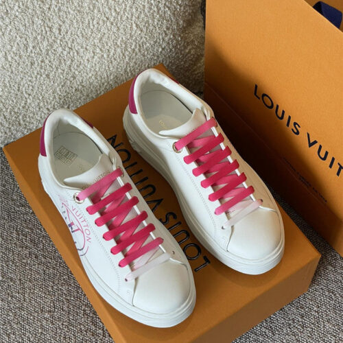 High Quality Luxury Louis Vuitton Time Out Sneakers White – Style 50915 product detail