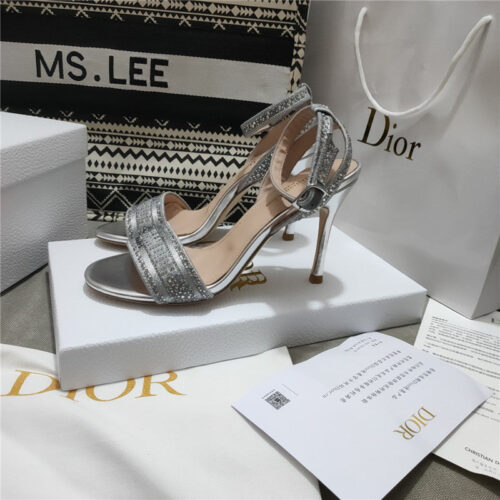 High Quality Luxury Dior Gem Heeled Sandals – Style 37318