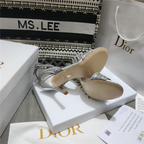 High Quality Luxury Dior Gem Heeled Sandals – Style 37318 product detail