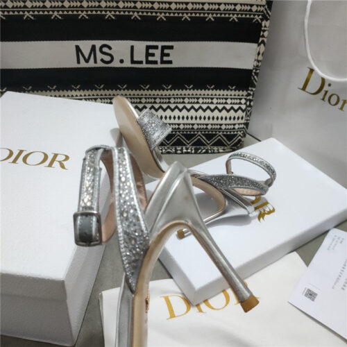 High Quality Luxury Dior Gem Heeled Sandals – Style 37318 product detail