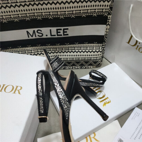 High Quality Luxury Dior Gem Heeled Sandals product detail