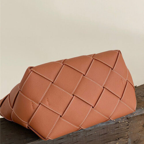 High Quality Luxury Loewe Woven Basket Gingham Small Bag product detail