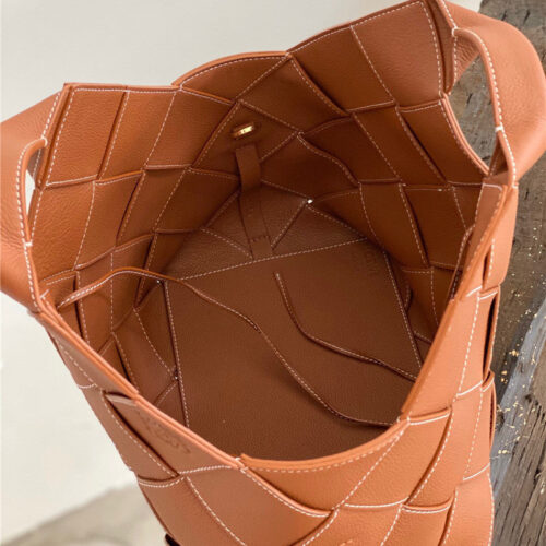 High Quality Luxury Loewe Woven Basket Gingham Small Bag product detail