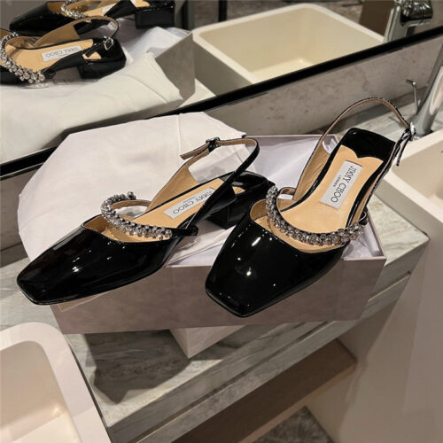 High Quality Luxury Jimmy Choo Rhinestone Sandals product detail