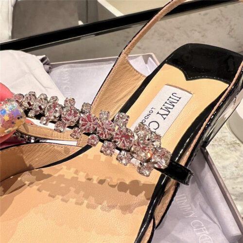 High Quality Luxury Jimmy Choo Rhinestone Sandals product detail