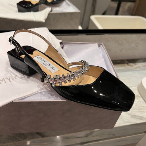 High Quality Luxury Jimmy Choo Rhinestone Sandals product detail