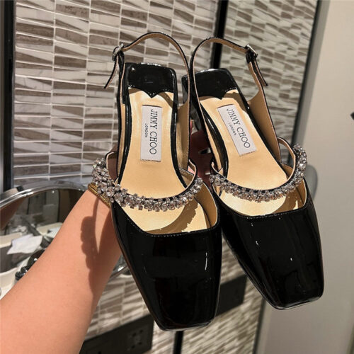 High Quality Luxury Jimmy Choo Rhinestone Sandals product detail
