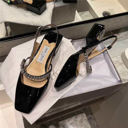 High Quality Luxury Jimmy Choo Rhinestone Sandals product detail