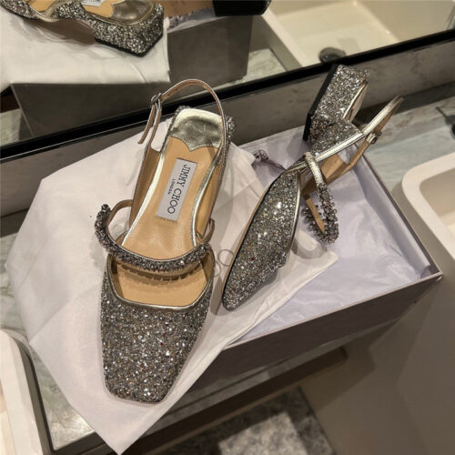 High Quality Luxury Jimmy Choo Rhinestone Sandals – Style 91383 product detail