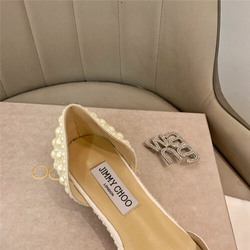 High Quality Luxury Jimmy Choo Pearl Wedding Shoes product detail