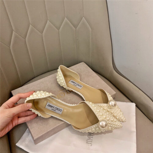 High Quality Luxury Jimmy Choo Pearl Wedding Shoes product detail