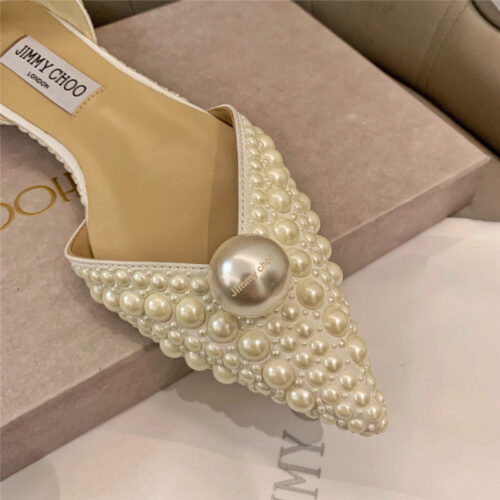 High Quality Luxury Jimmy Choo Pearl Wedding Shoes product detail