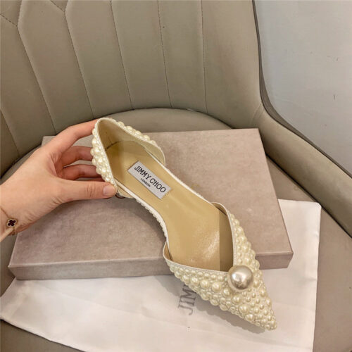 High Quality Luxury Jimmy Choo Pearl Wedding Shoes product detail
