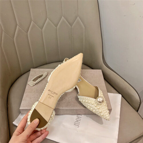 High Quality Luxury Jimmy Choo Pearl Wedding Shoes product detail