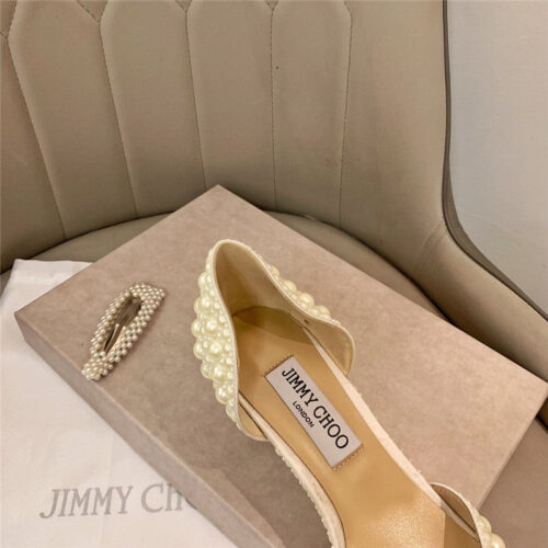 High Quality Luxury Jimmy Choo Pearl Heels product detail