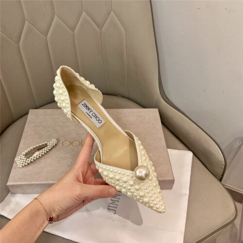 High Quality Luxury Jimmy Choo Pearl Heels product detail