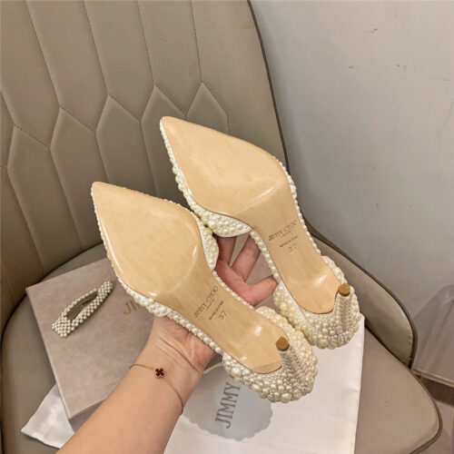 High Quality Luxury Jimmy Choo Pearl Heels product detail