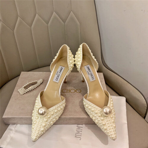 High Quality Luxury Jimmy Choo Pearl Heels – Style 05079 product detail