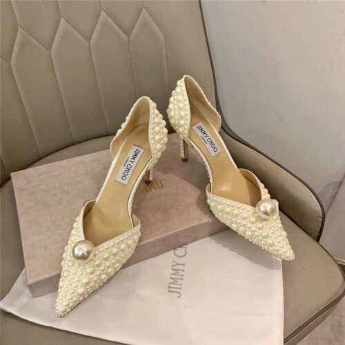 High Quality Luxury Jimmy Choo Pearl Heels – Style 05079 product detail