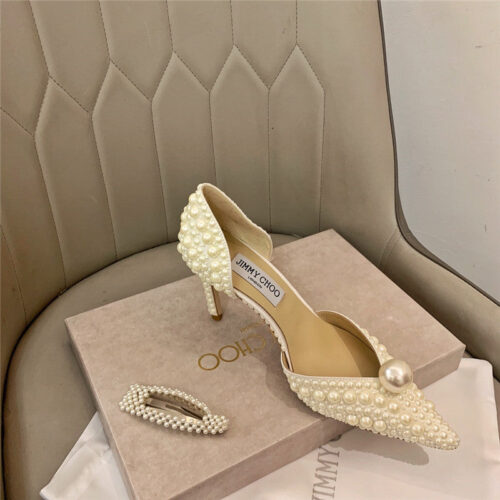 High Quality Luxury Jimmy Choo Pearl Heels – Style 05079 product detail