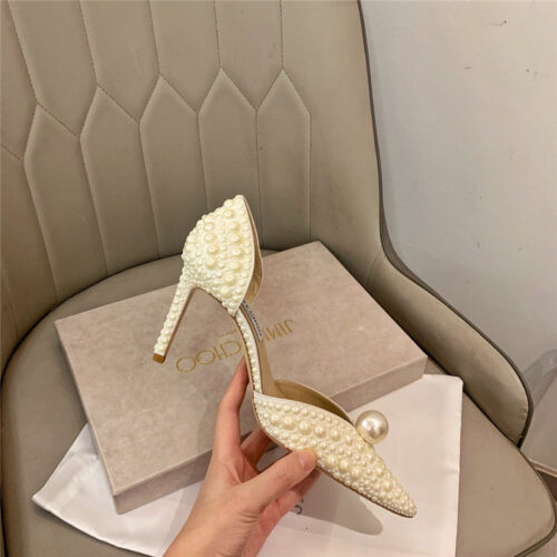 High Quality Luxury Jimmy Choo Pearl Heels – Style 05079 product detail