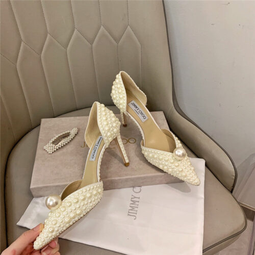 High Quality Luxury Jimmy Choo Pearl Heels – Style 05079 product detail