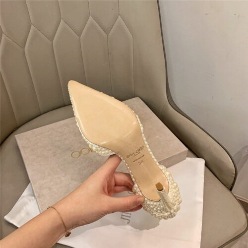 High Quality Luxury Jimmy Choo Pearl Heels – Style 05079 product detail