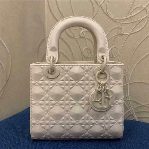 High Quality Luxury Dior Abc Lady Cannage Calfskin Diamond Bag