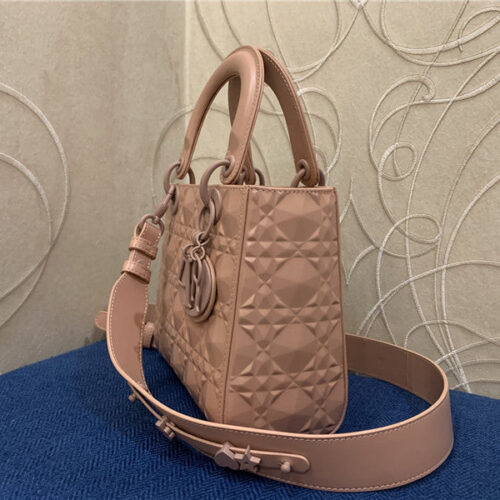 High Quality Luxury Dior Abc Lady Cannage Calfskin Diamond Bag – Style 25211 product detail