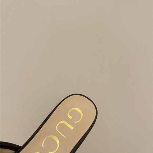 High Quality Luxury Gucci Denim Pattern Embroidery Slippers product detail