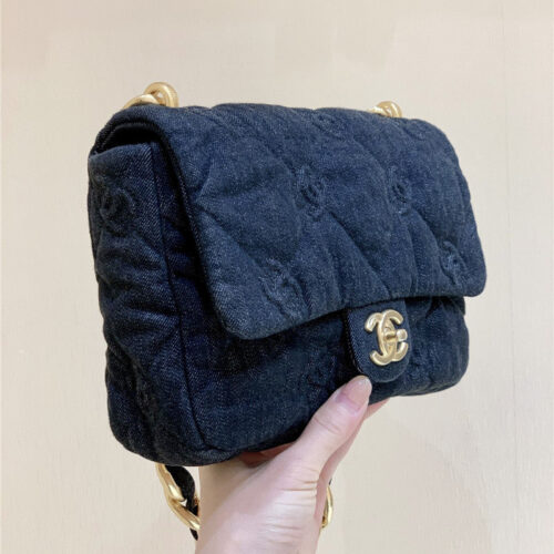 High Quality Luxury Chanel Denim Chain Shoulder Bag product detail