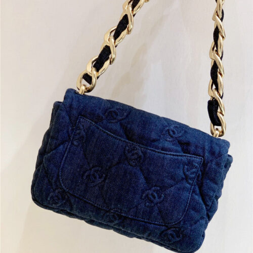 High Quality Luxury Chanel Denim Chain Shoulder Bag product detail