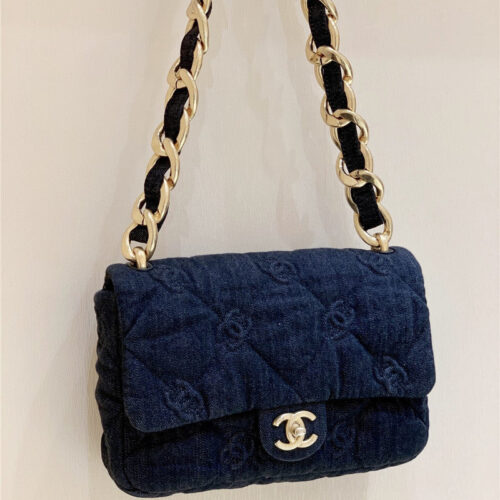 High Quality Luxury Chanel Denim Chain Shoulder Bag product detail