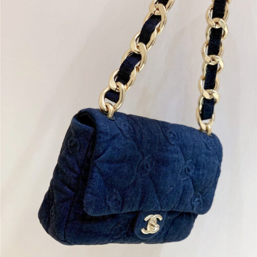 High Quality Luxury Chanel Denim Chain Shoulder Bag product detail