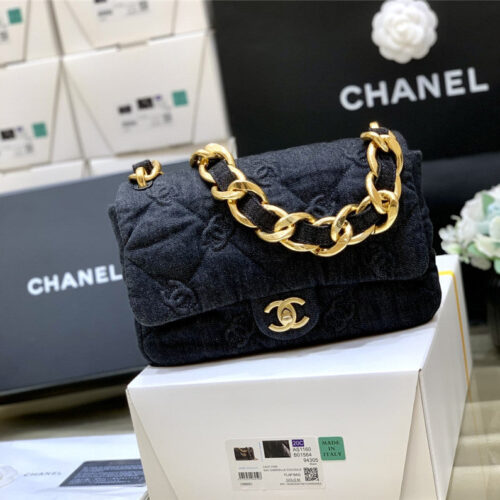 High Quality Luxury Chanel Denim Chain Shoulder Bag product detail