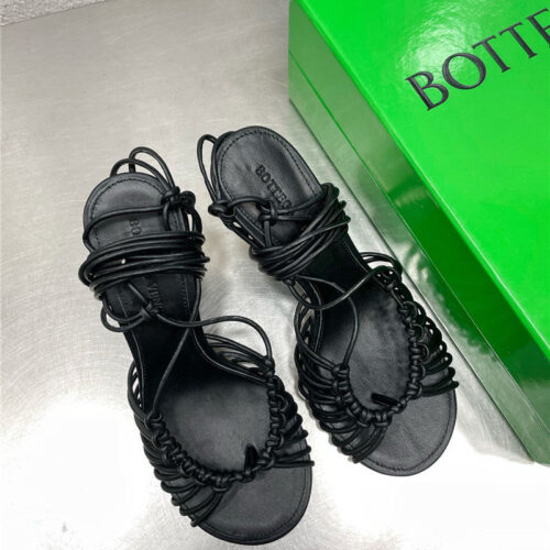 High Quality Luxury Bottega Veneta Strappy Heeled Sandals – Style 13798 product detail