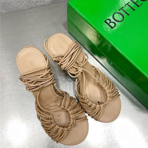 High Quality Luxury Bottega Veneta Strappy Heeled Sandals product detail