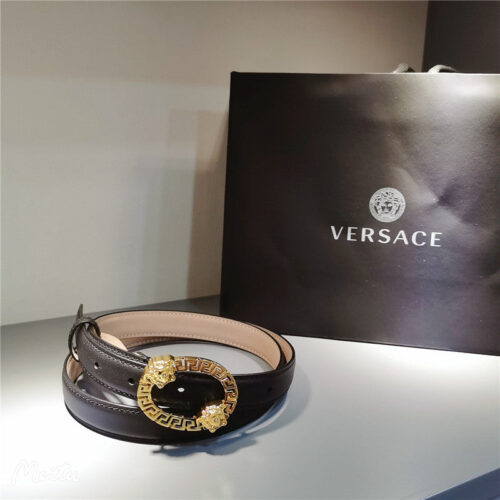 High Quality Luxury Versace 2.0 Collar Buckle Rivet Belt product detail