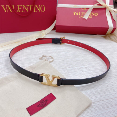 High Quality Luxury Valentino V Buckle Belt – Style 52550 product detail