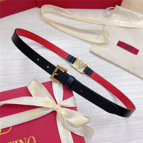High Quality Luxury Valentino V Buckle Belt – Style 52550 product detail