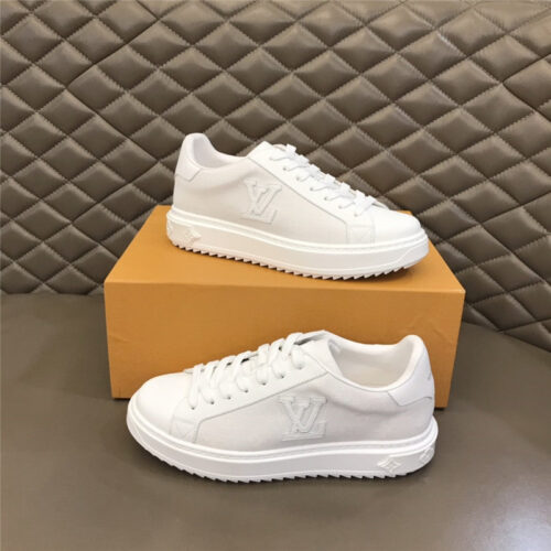 High Quality Luxury Louis Vuitton Mens Time Out Sneakers – Style 39811 alternate view